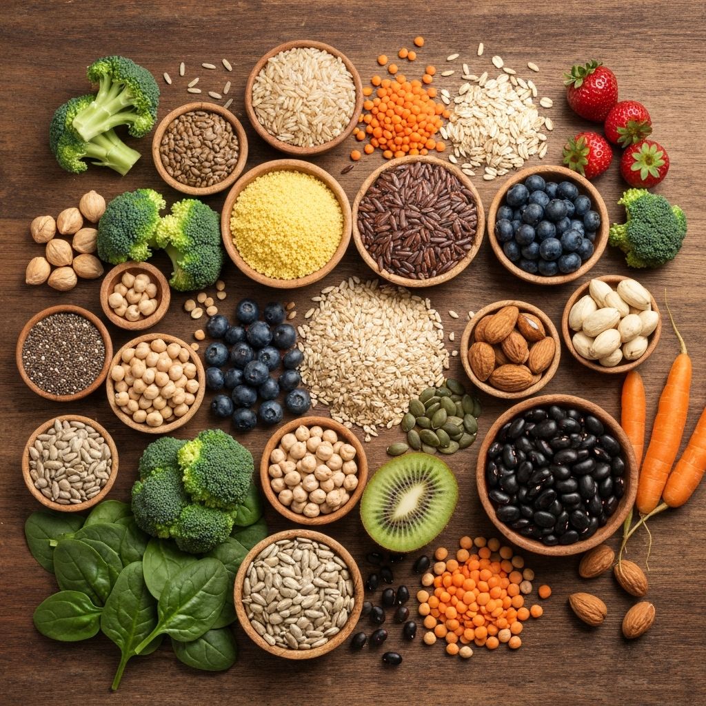 Common UK dietary fibre sources